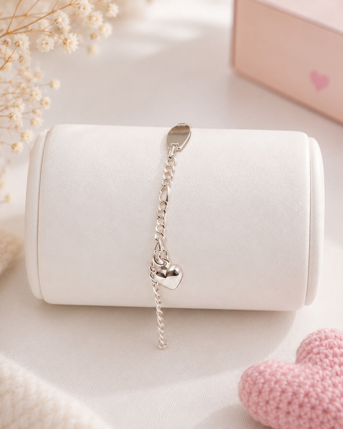 Pulsera plata 925 - Corazón