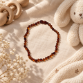 Collar Ambar Bebe 32cm - Cognac Oscuro