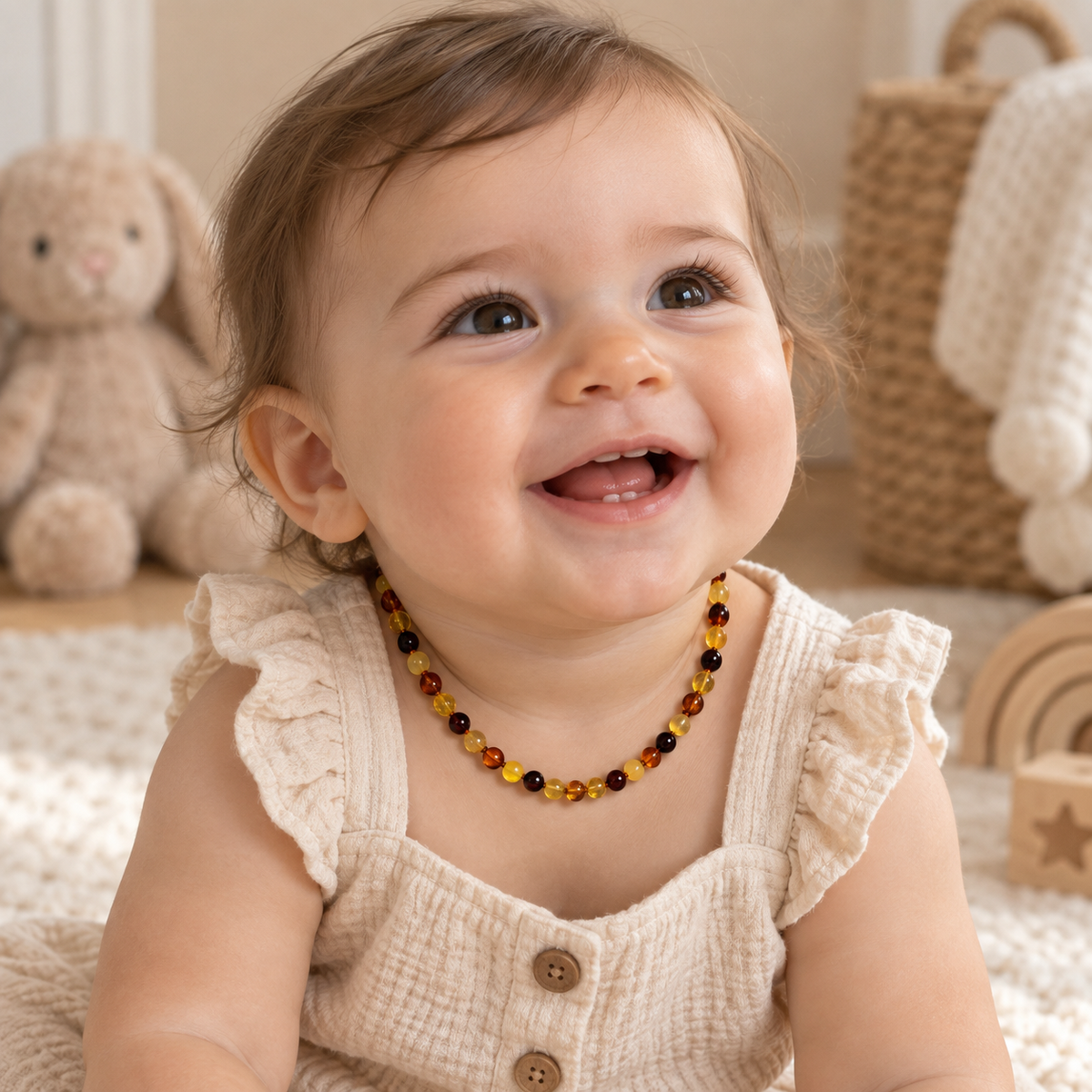 Collar Ambar Bebe 32cm - Multi
