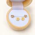 Corazon con zirconia 18k - tic lamin.